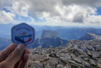 Badge Hexatrek, Mont Aiguille, Massif du Vercors