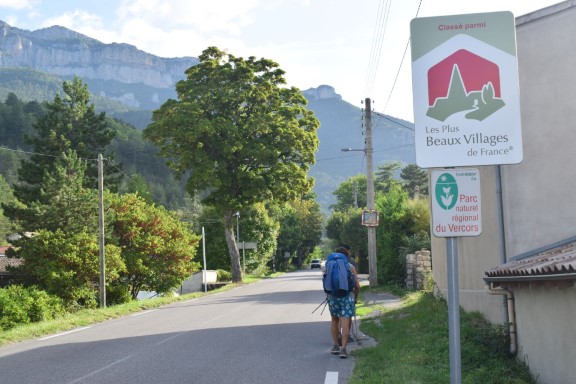 Châtillon en Diois,plus beaux villages de France, Hexatrek