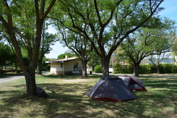 Camping municipale de la graveline, châteauneuf du Rhône, Hexatrek