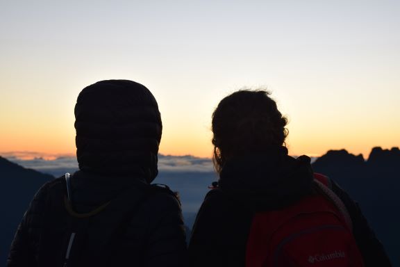 lever de soleil au maido, île de la Réunion