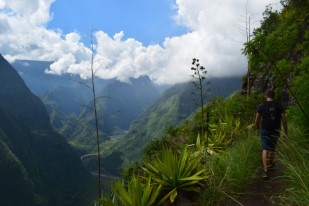 Canalisation des orangers, île de la réunion, randonnée