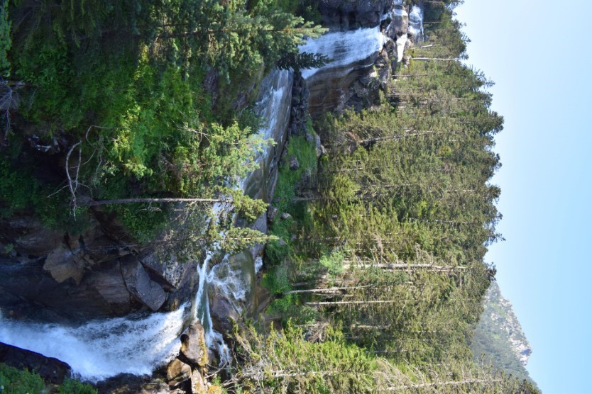 Pont d'Espagne, vallée de Gaube, Pyrénées, Cascade