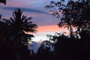 Ubud, Bali, crépuscule