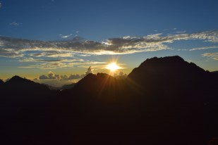 Maïdo, Piton des neiges, levé de soleil, île de la réunion