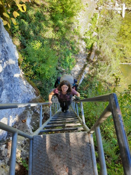 Echelle, Gorges du Doubs, Hexatrek, Julia Roux