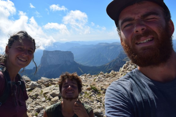 photo de groupe Mont Aiguille, Vercors, Hexatrek