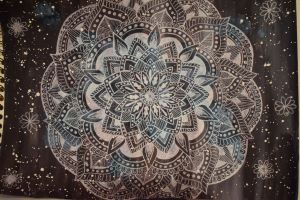 mandala à l'aquarelle