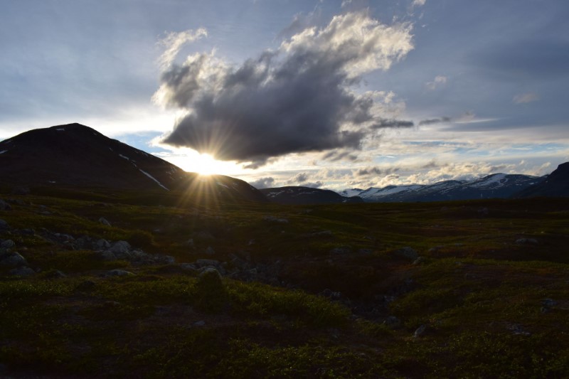 Soleil de minuit kungsleden