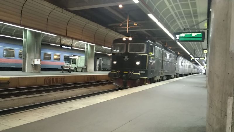 Train cercle polaire, Stockholm