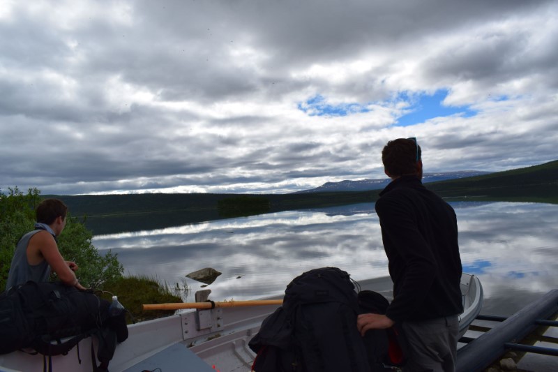 Barque lac Kungsleden