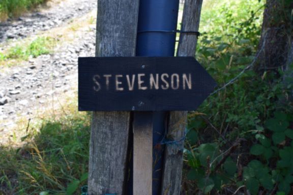 Panneau Chemin de Stevenson, GR70, sud de la france