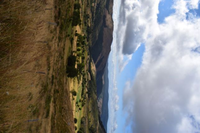 Chemin de Stevenson, GR70, redescente du Mont Lozère vers Pont de Montvert, sud mont lozère